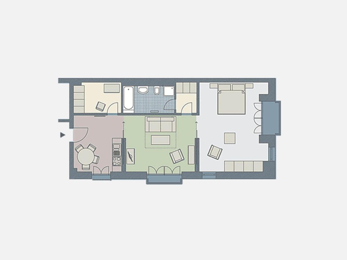 Kaiservillen Heringsdorf - Ferienwohnung Mit 1 Schlafzimmer Und Balkon Dr4 Eksteriør bilde